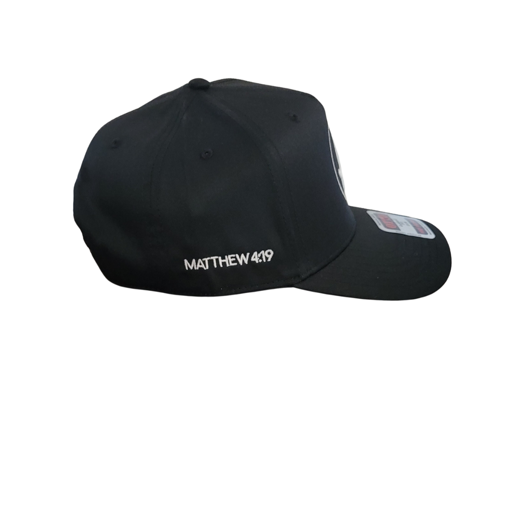 JF Logo Embroidery All Black Hat
