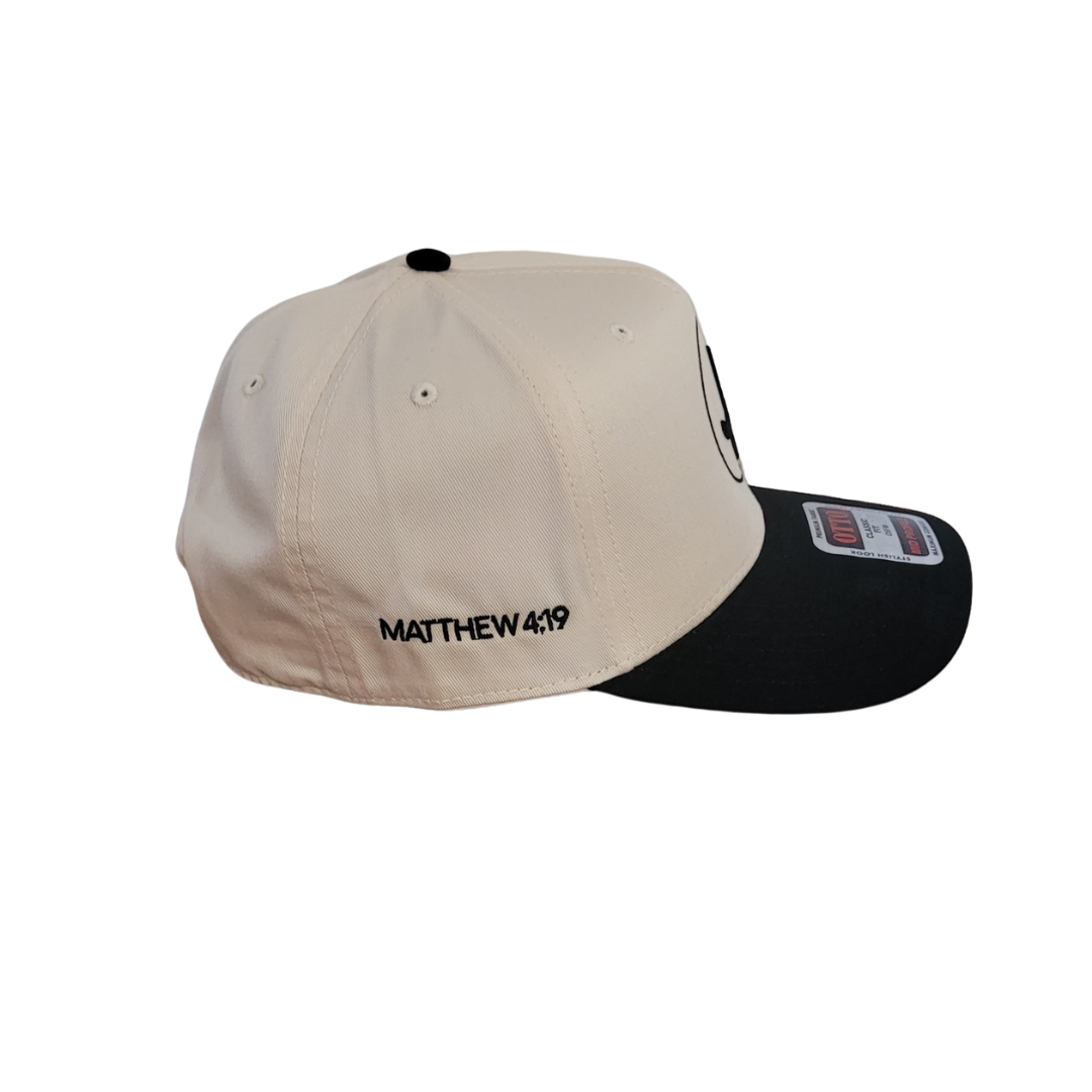 JF Logo Embroidery Black & Natural Cap