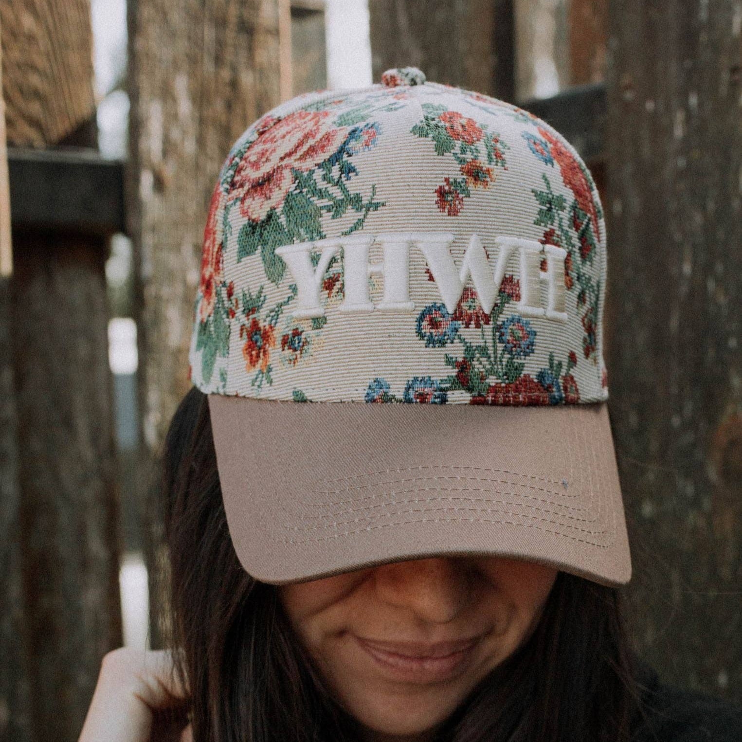 Hat: Floral YHWH