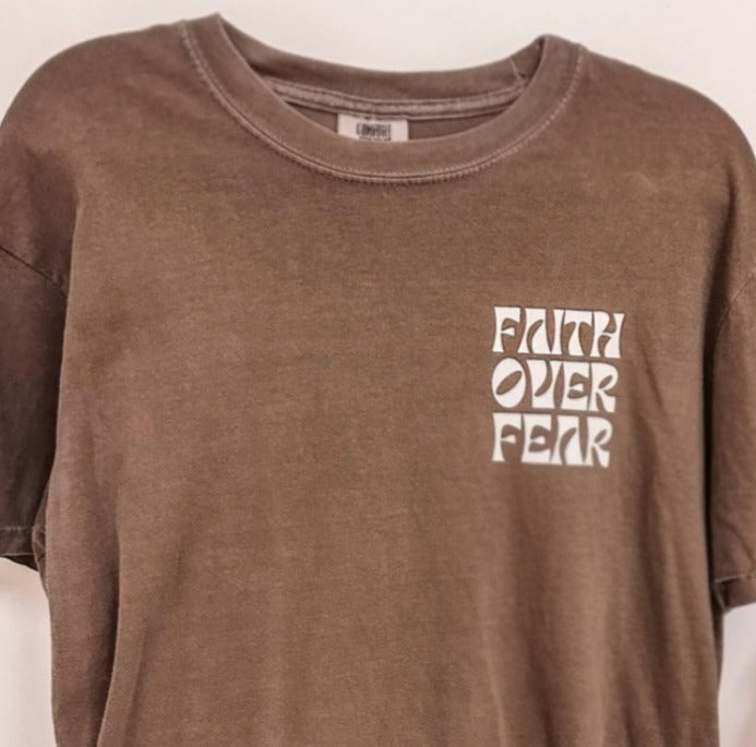 Faith Over Fear - Espresso