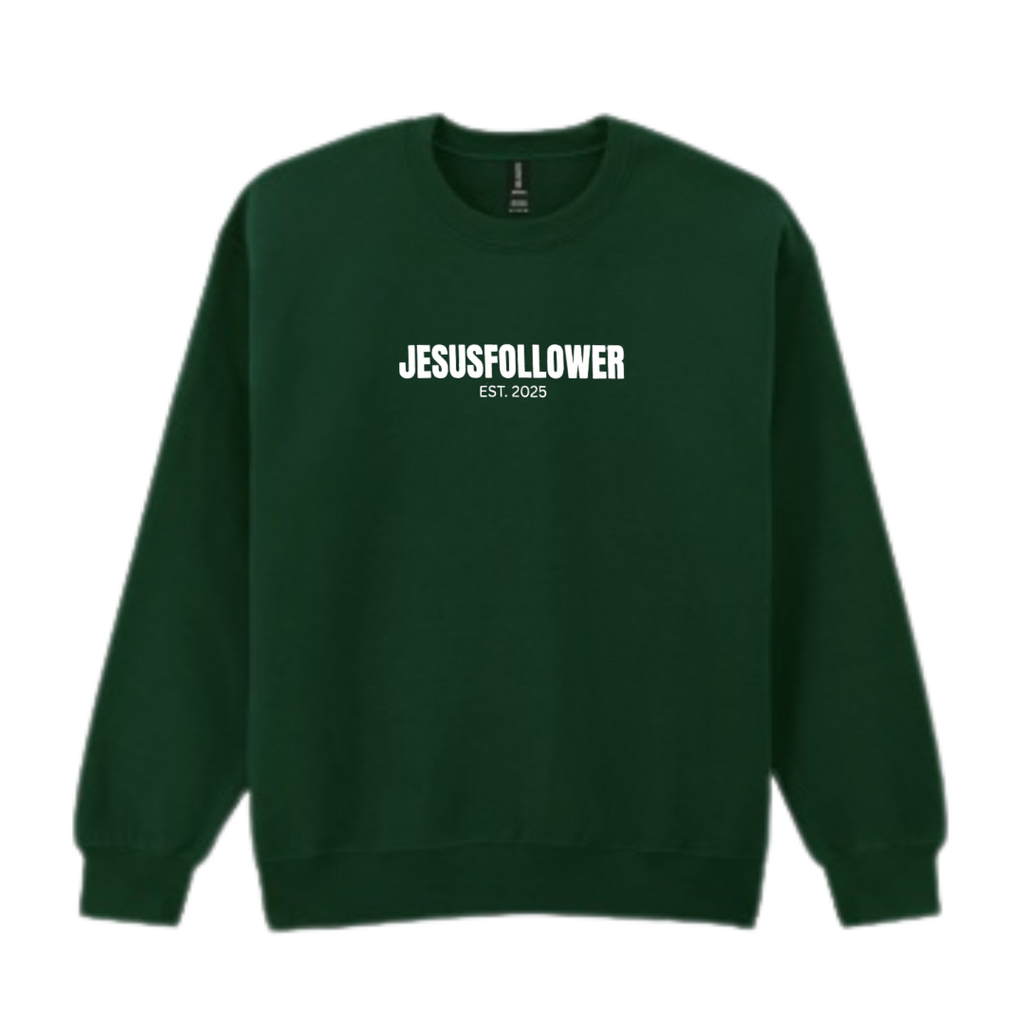 JESUSFOLLOWER Sweatshirt - Forest Green