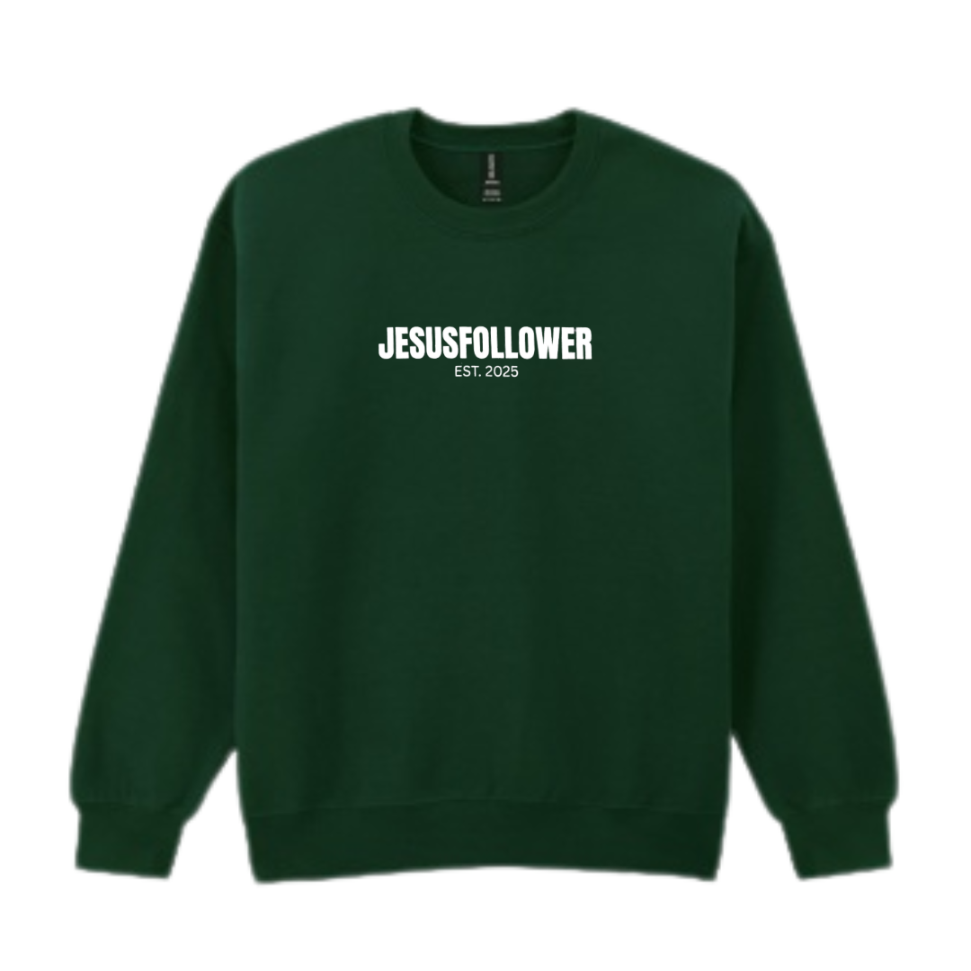 JESUSFOLLOWER Sweatshirt - Forest Green