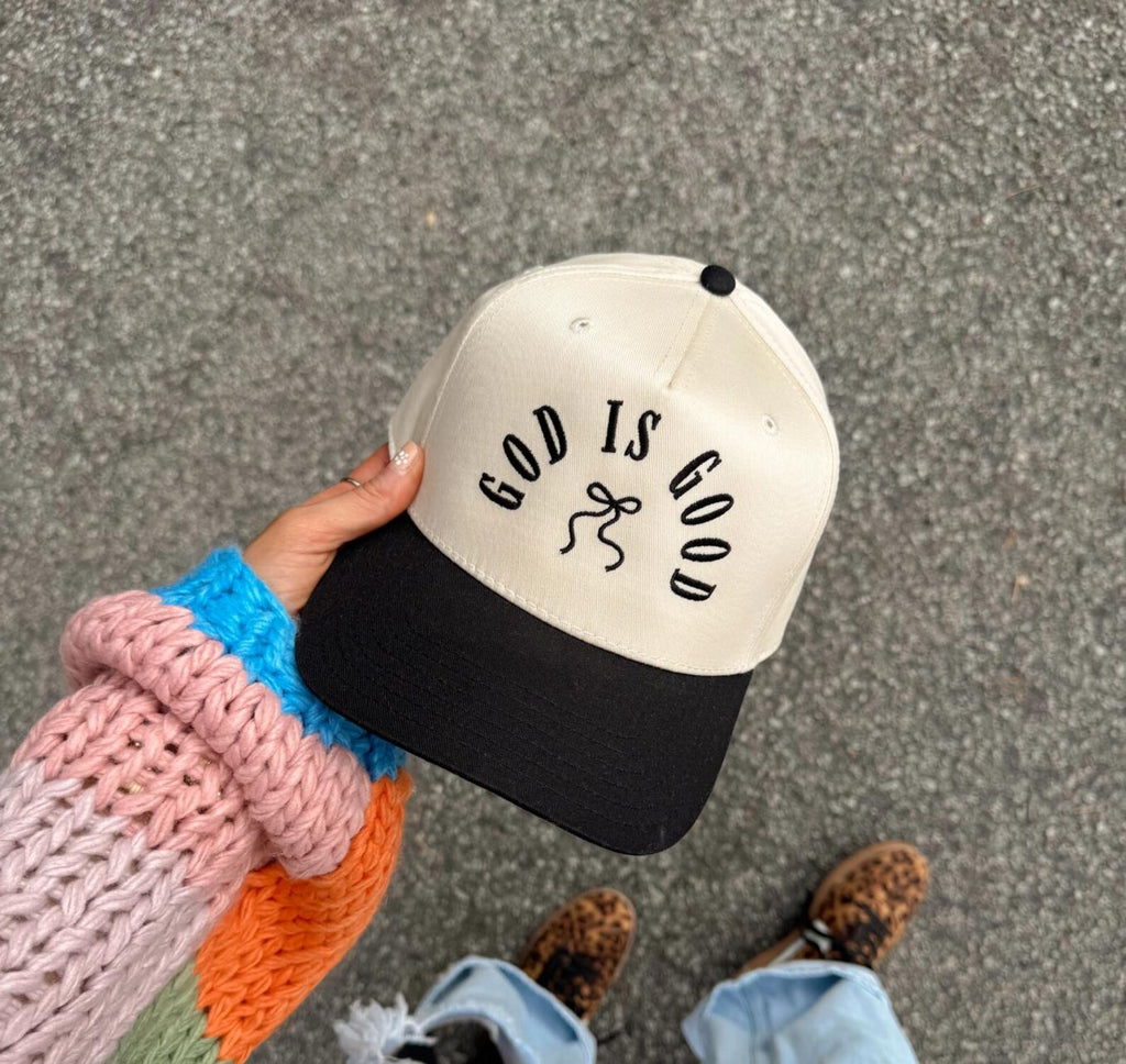 Hat: God Is Good Embroidered