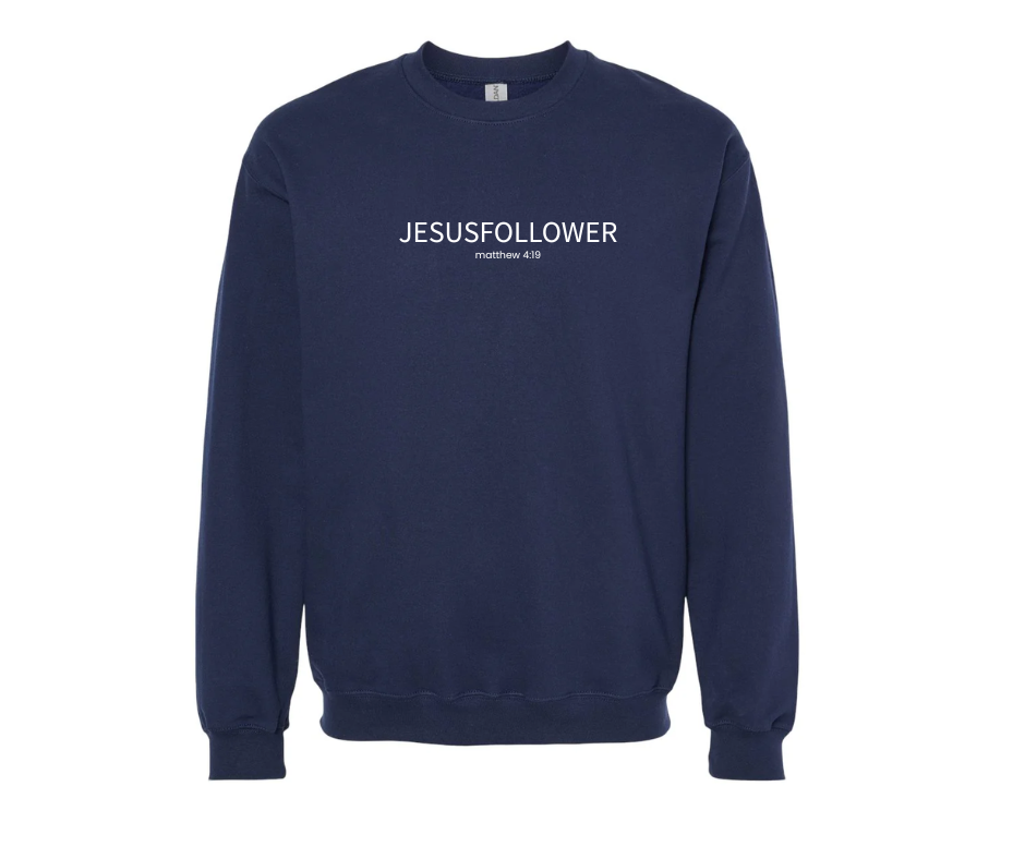 Jesus Follower Matthew 4:19 Sweatshirts