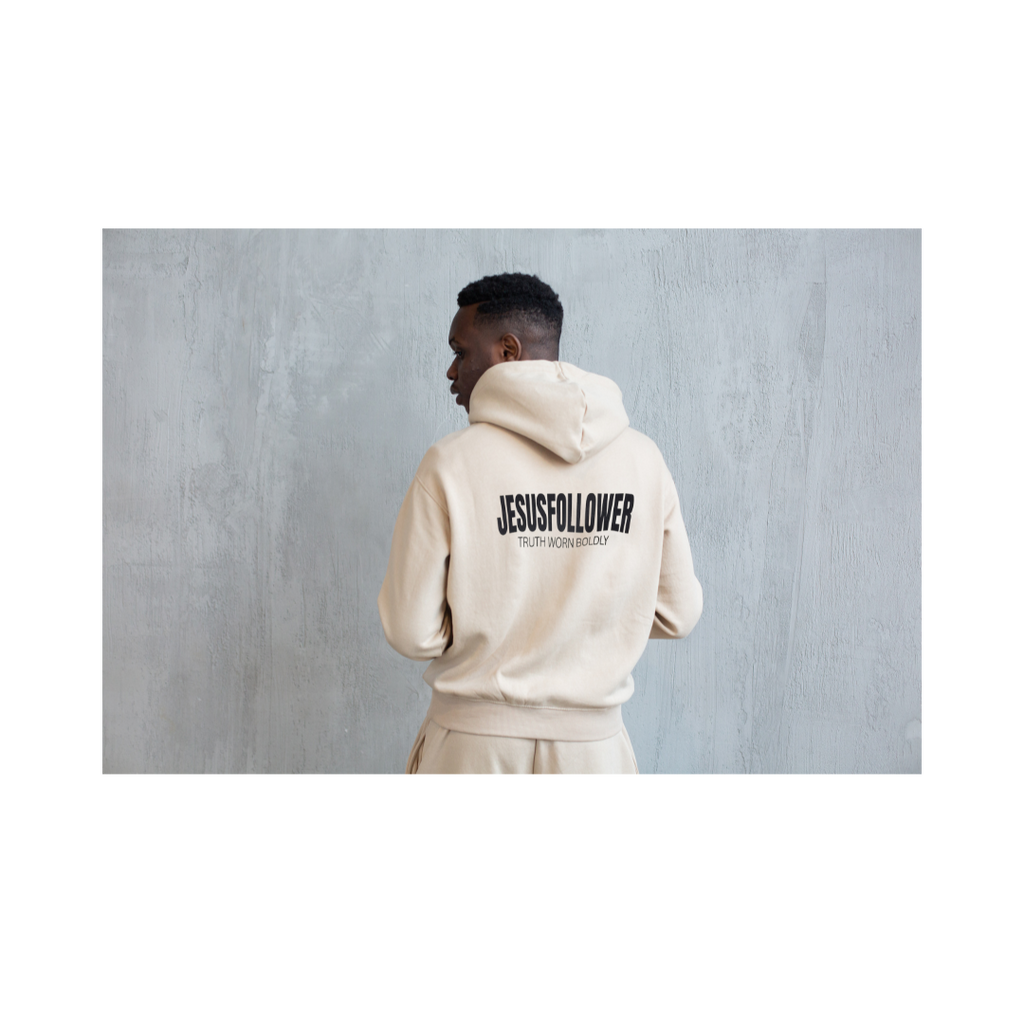 JESUSFOLLOWER Hoodie - Cream