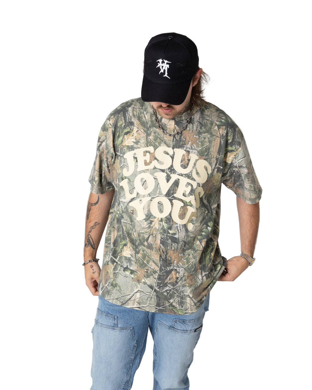 Heavyweight Camo Tee || Oversized